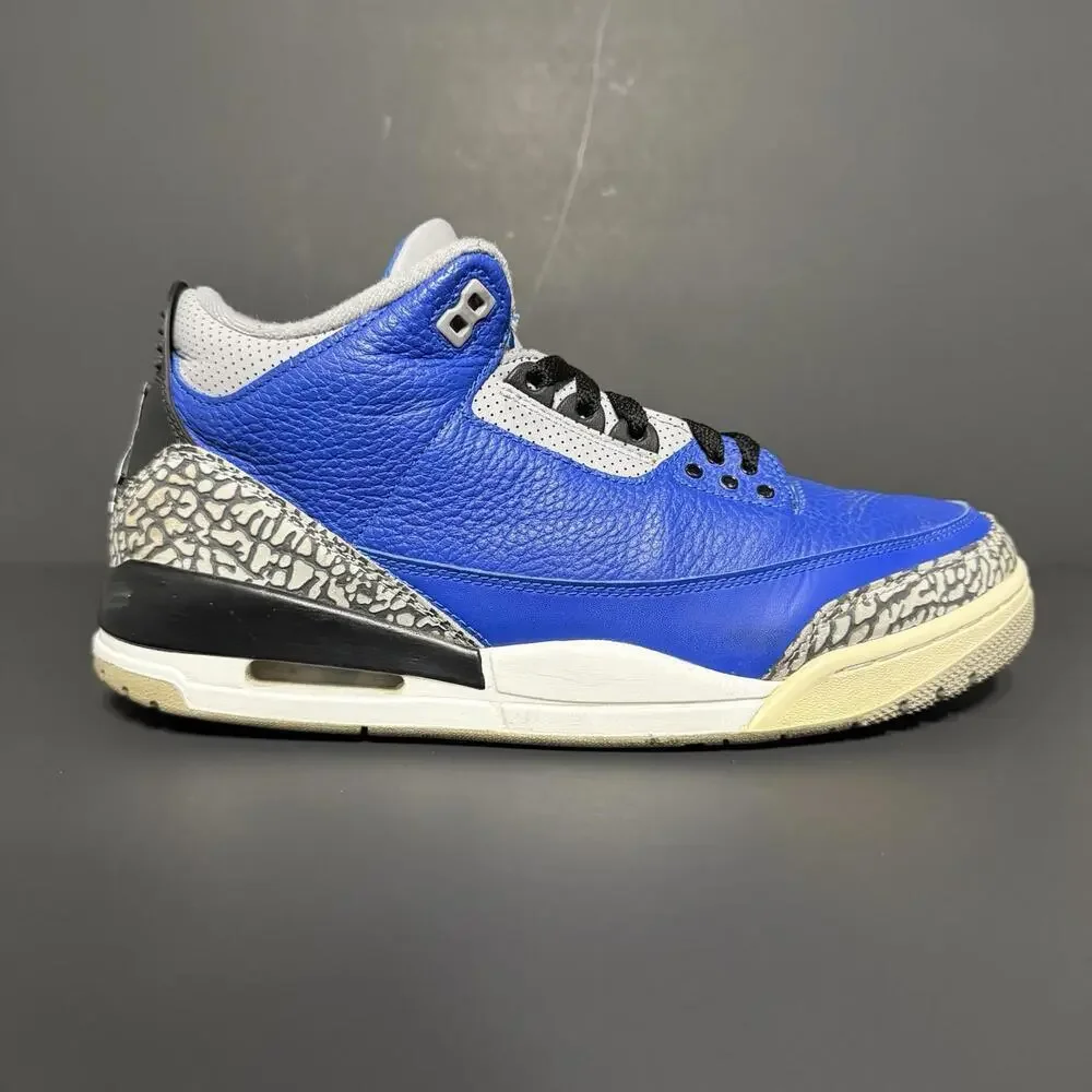 Nike Air Jordan 3 Retro Varsity Royal CT8532-400 Men Size 11 Shoes